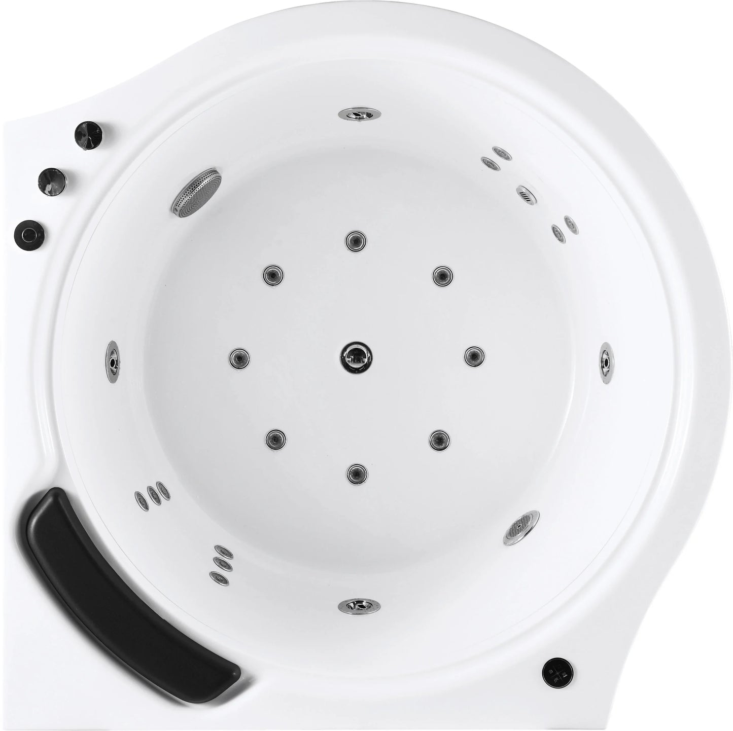FC-2661HT Corner Massage Bathtub 1400 × 1400 × 710 mm - top