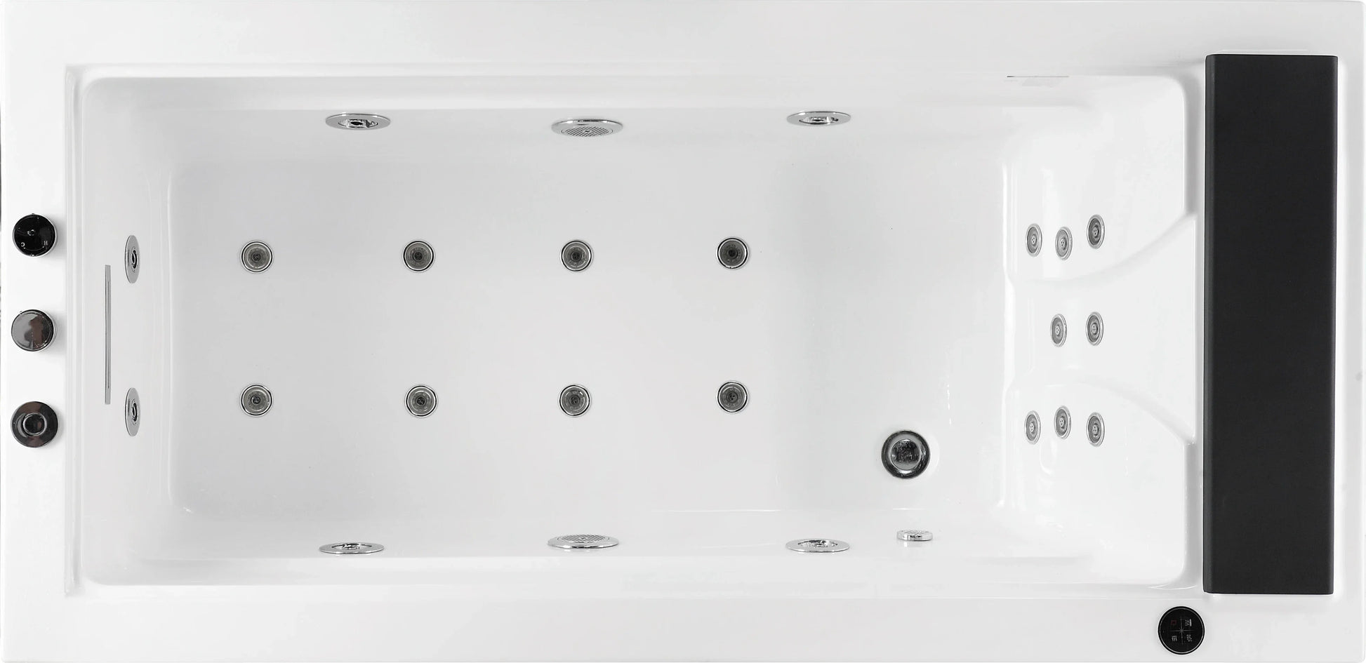 FC-2663HT Massage Bathtub 1750 × 850 × 650 mm - top