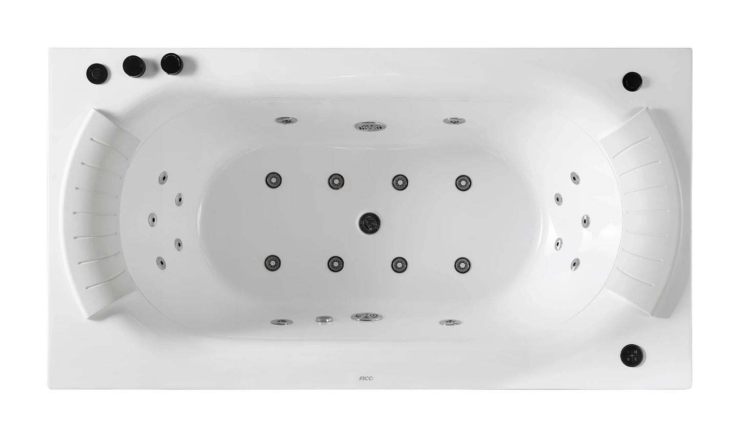 FC-2668HT Massage Bathtub 1700 × 900 × 680 mm - top