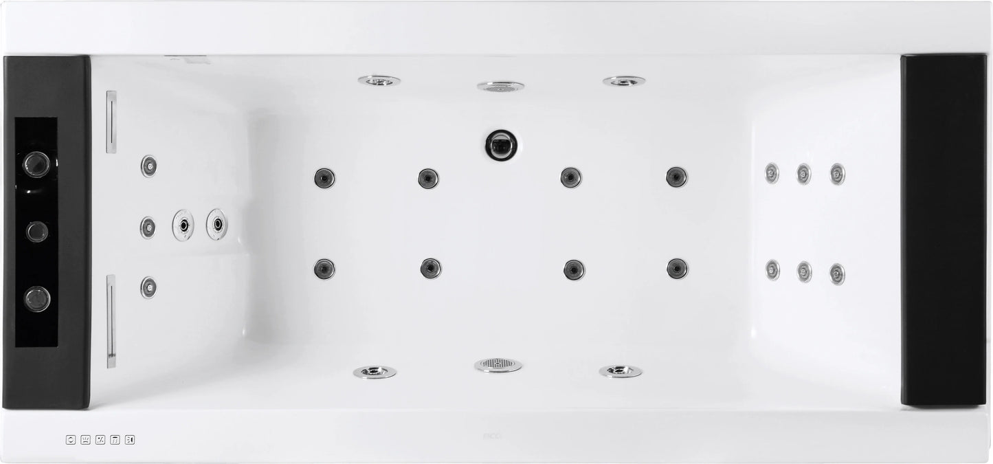 FC-266HT Massage Bathtub 1900 × 900 × 650 mm - top