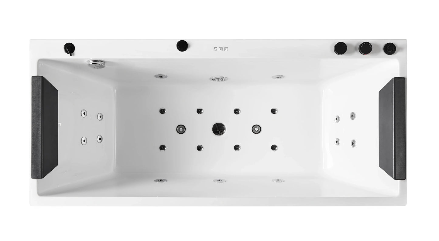 FC-273HT Massage Bathtub 1700 × 750 × 600 mm - top