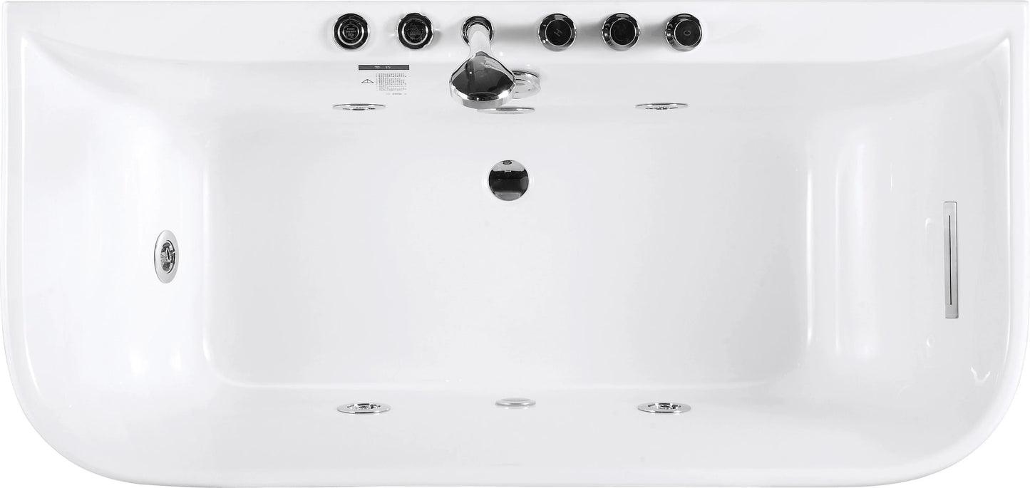 FC-276 Massage Bathtub 1600 × 750 × 600 mm - top