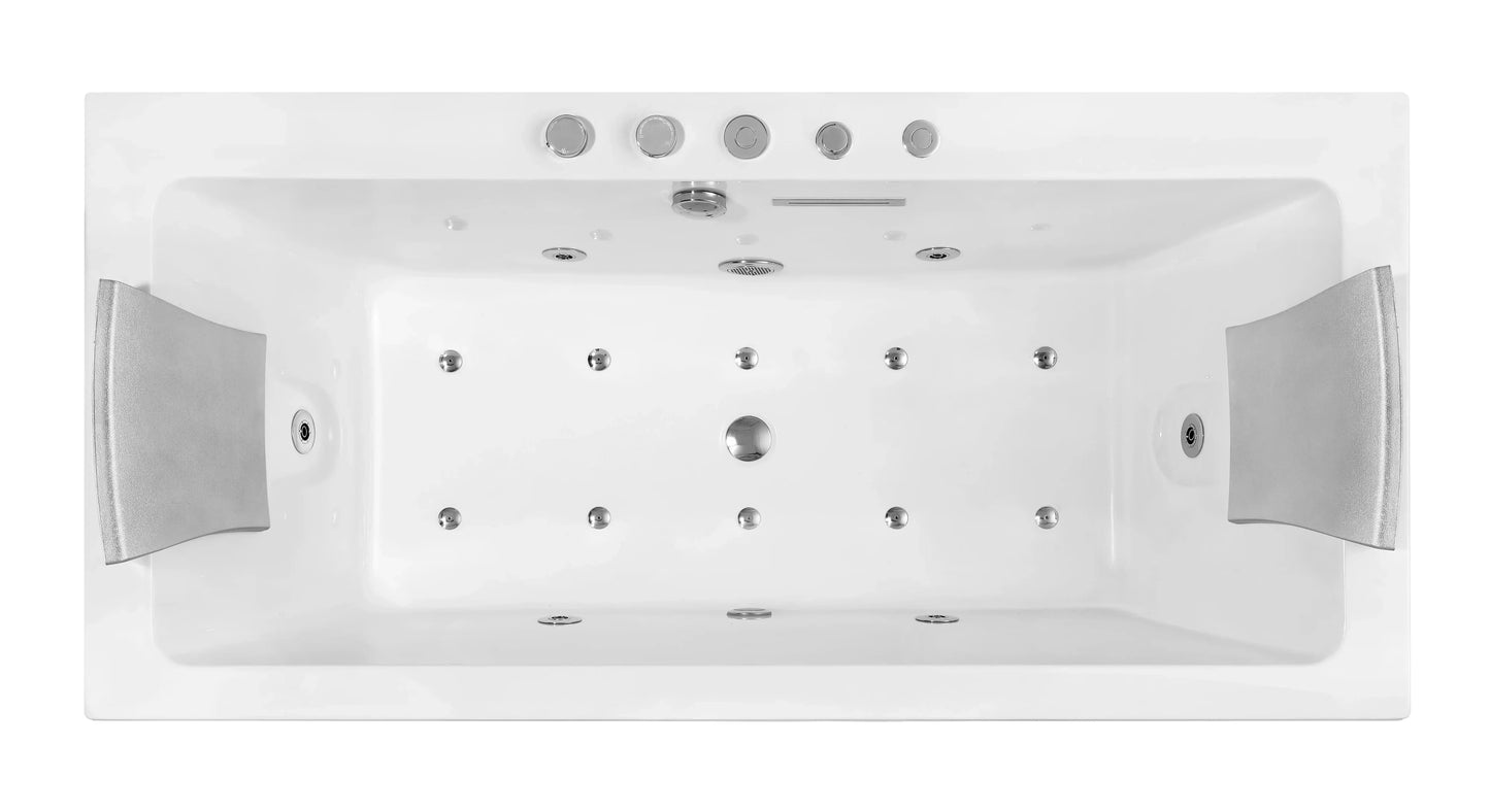 FC-280 Massage Bathtub 1800 × 850 × 640 mm - top