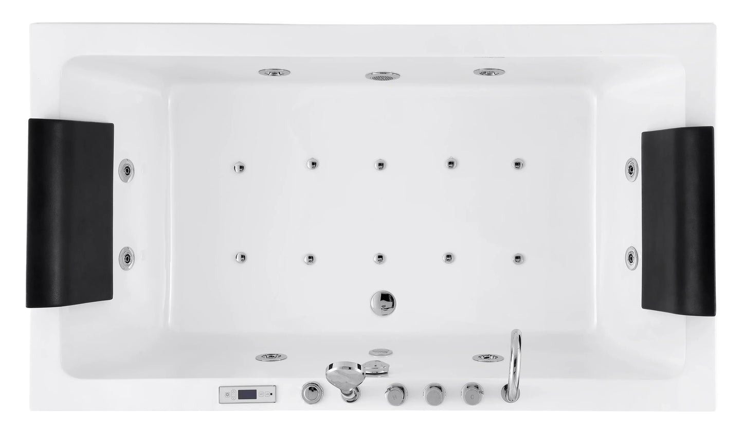 FC-286 Massage Bathtub 1800 × 1000 × 650 mm - top