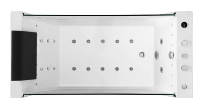 FC-287B Freestanding Massage Bathtub 1800 × 850 × 600 mm - top
