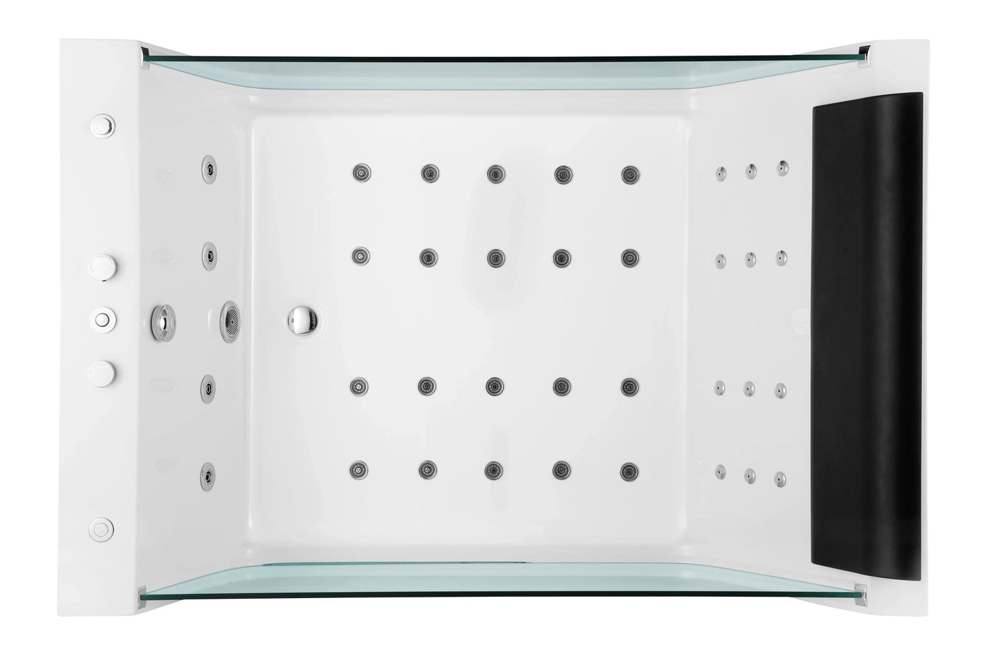 FC-288B Freestanding Massage Bathtub 1800 × 1200 × 600 mm - top