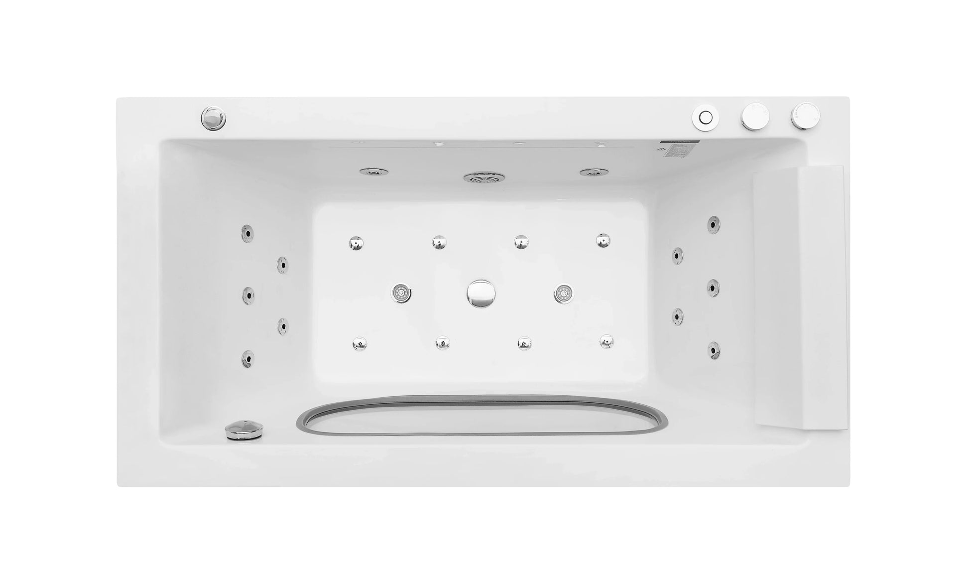 FC-289HT-15 Massage Bathtub 1500 × 800 × 630 mm - top