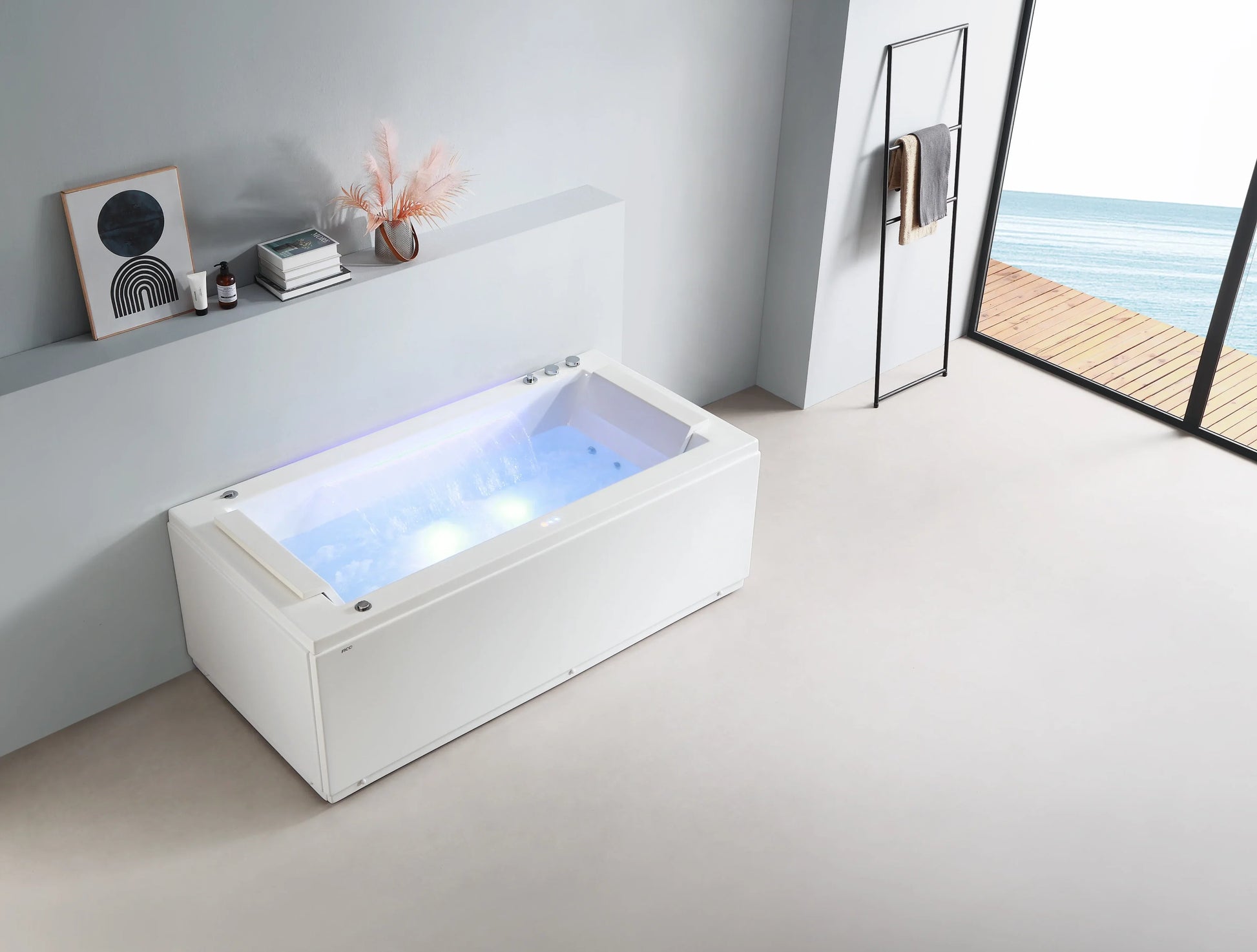 FC-290HT-17LED Massage Bathtub 1700 × 800 × 630 mm - lifestyle