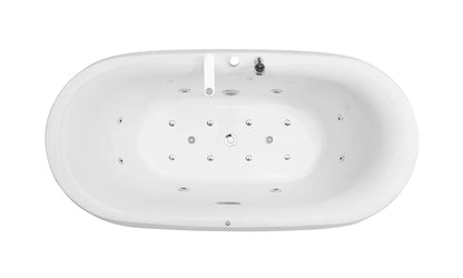 FC-292 Freestanding Massage Bathtub 1850 × 950 × 730 mm - top