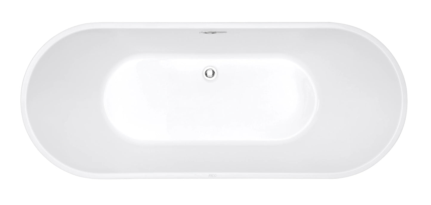FC-335 Freestanding Bathtub 1700 × 700 × 600 mm - top