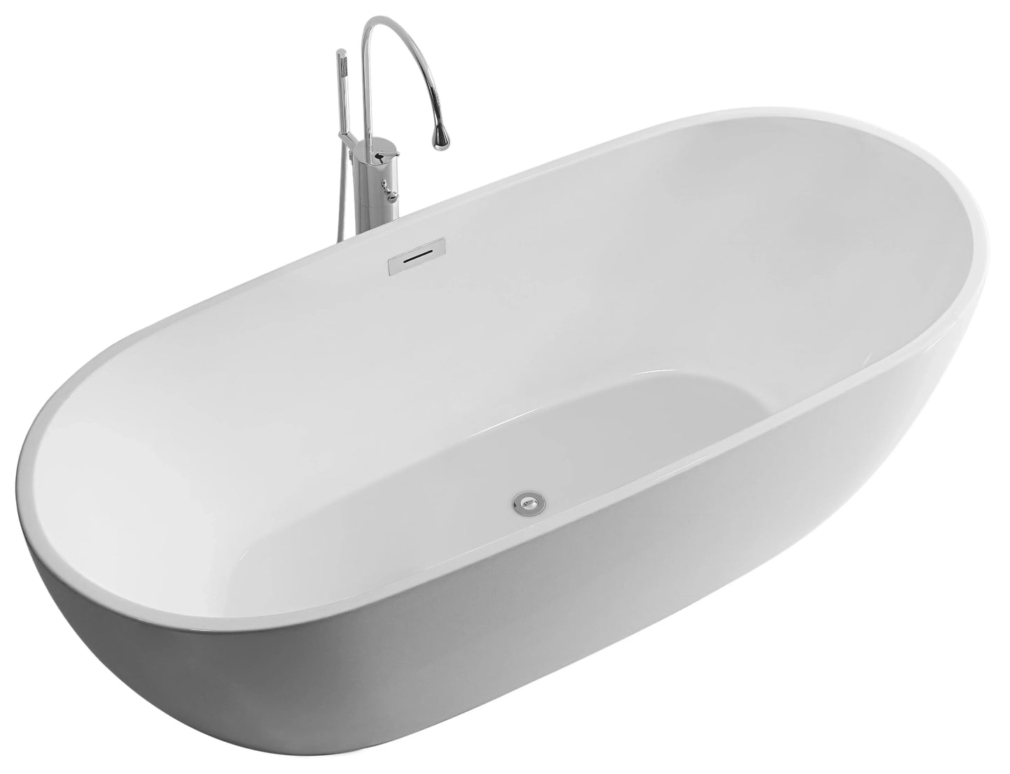 FC-350 Freestanding Bathtub 1700 × 750 × 600 mm - front