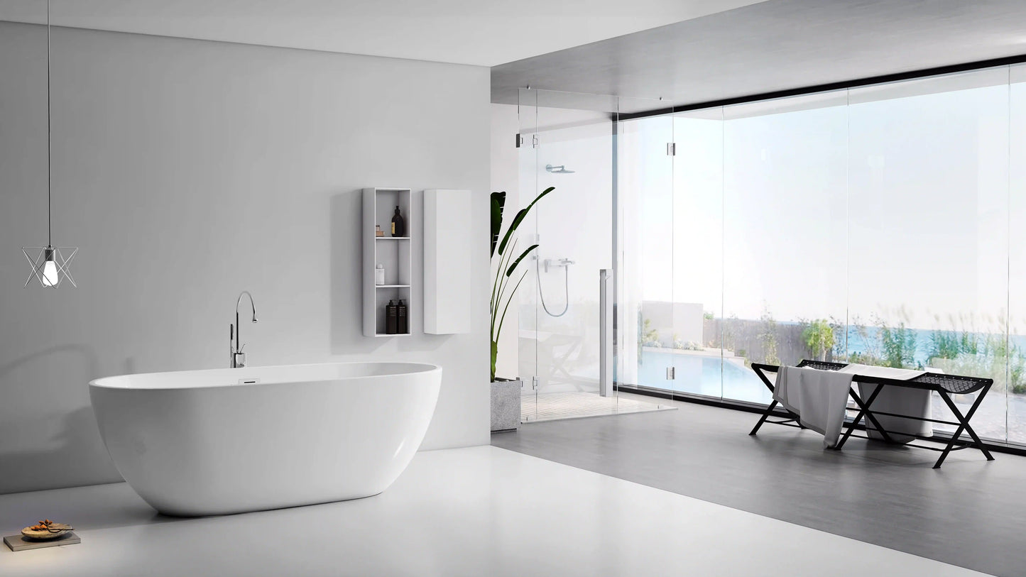 FC-350 Freestanding Bathtub 1700 × 750 × 600 mm - lifestyle