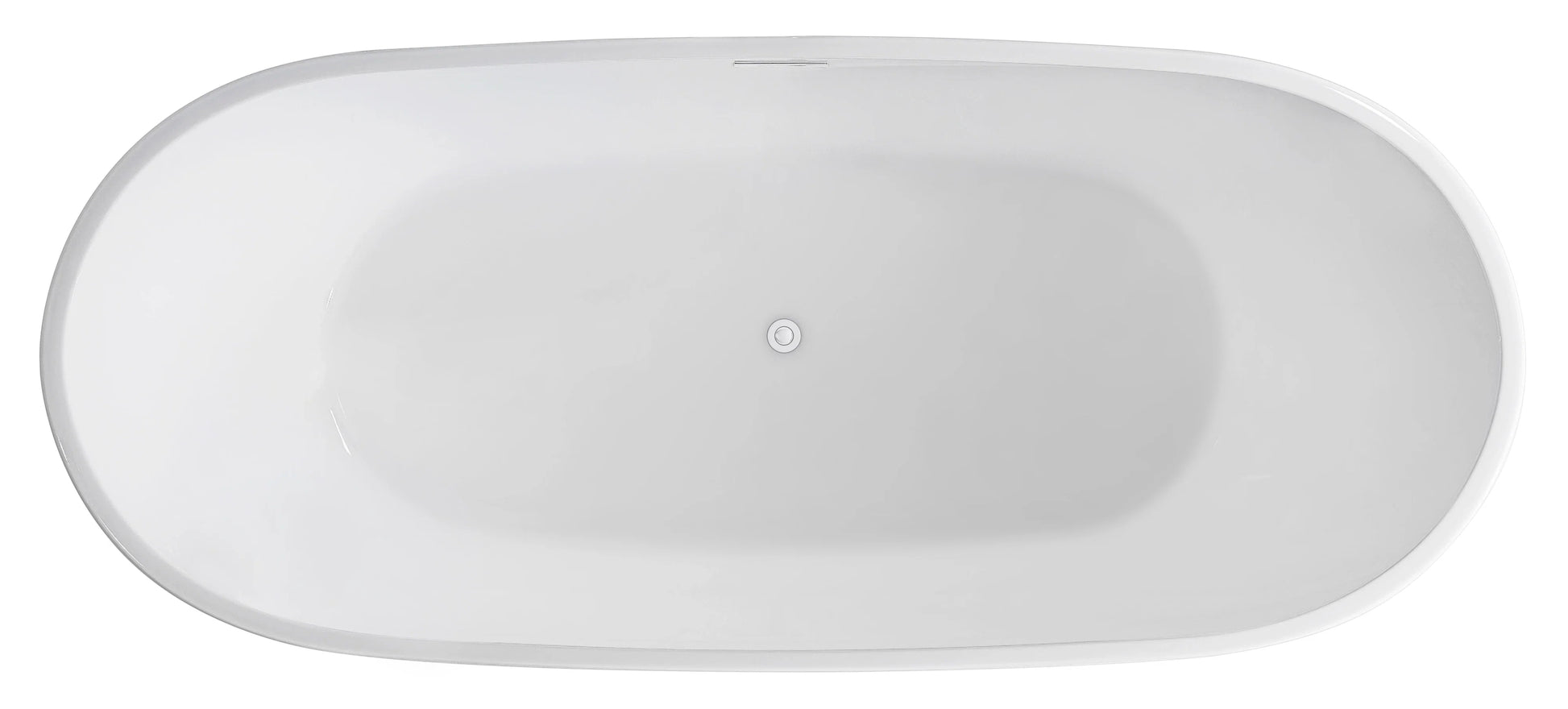 FC-350 Freestanding Bathtub 1700 × 750 × 600 mm - top