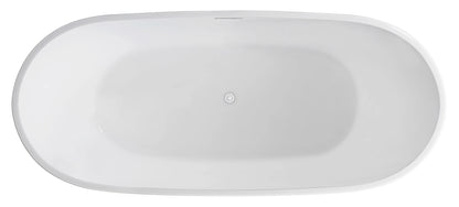 FC-350 Freestanding Bathtub 1700 × 750 × 600 mm - top