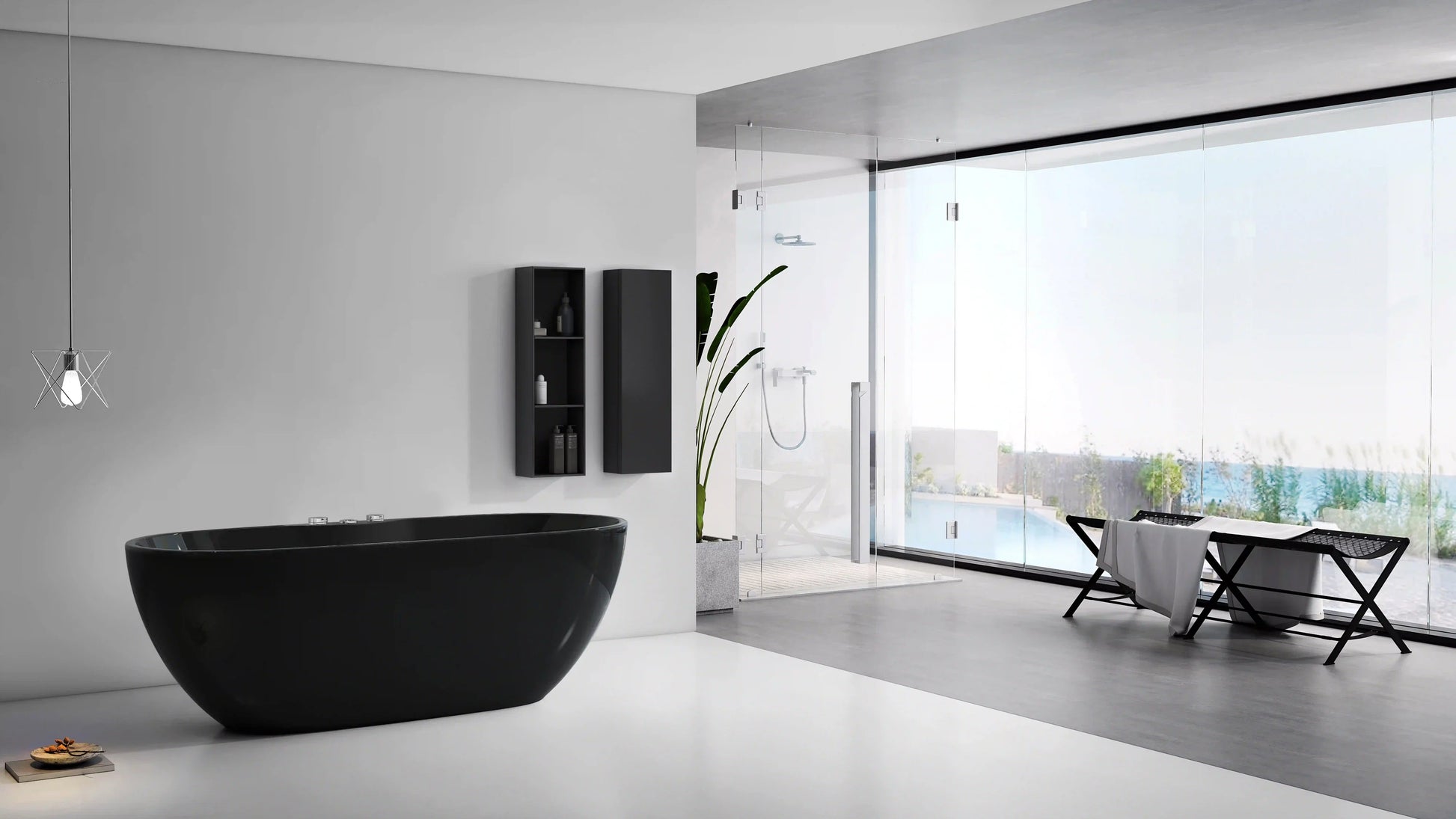 FC-350B Freestanding Bathtub 1700 × 750 × 600 mm - lifestyle