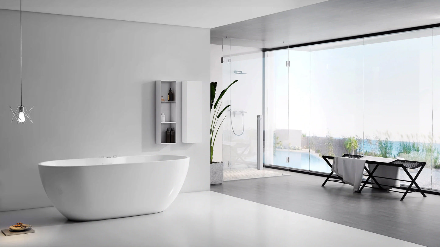FC-350 Freestanding Bathtub 1700 × 750 × 600 mm - lifestyle
