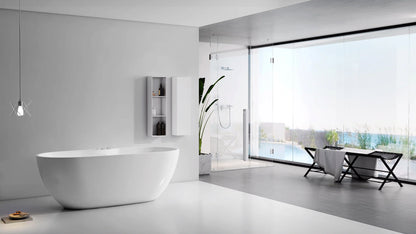 FC-350 Freestanding Bathtub 1700 × 750 × 600 mm - lifestyle