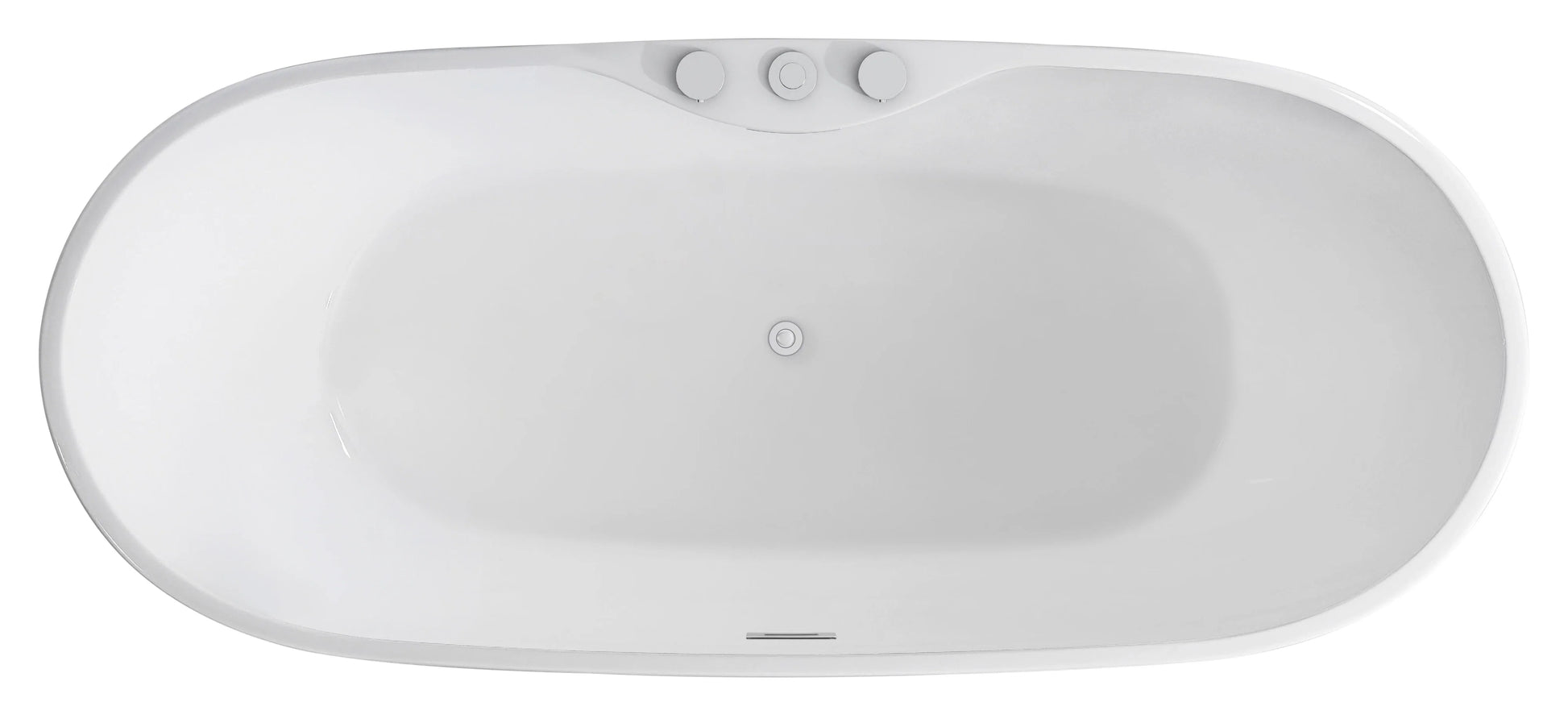 FC-350 Freestanding Bathtub 1700 × 750 × 600 mm - top