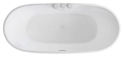 FC-350 Freestanding Bathtub 1700 × 750 × 600 mm - top