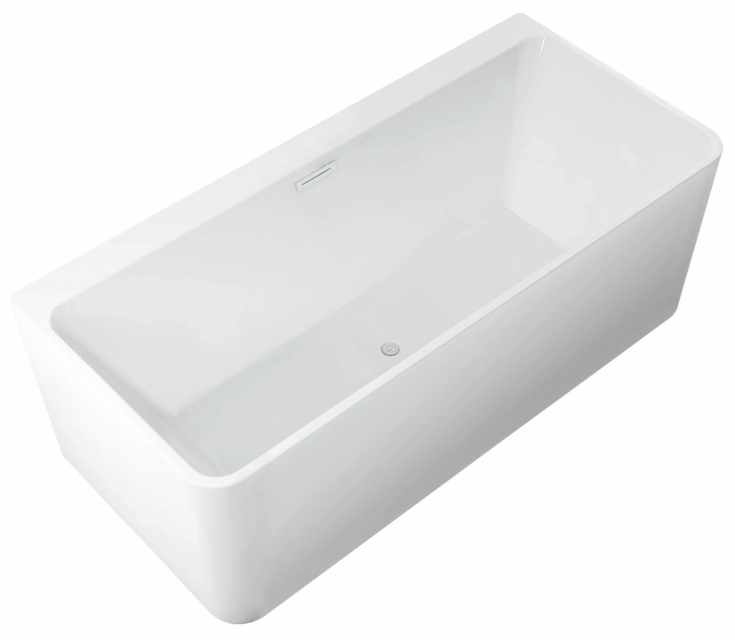 FC-351 Back-To-Wall Bathtub 1700 × 800 × 600 mm - front
