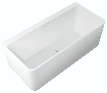 FC-351 Back-To-Wall Bathtub 1700 × 800 × 600 mm - front
