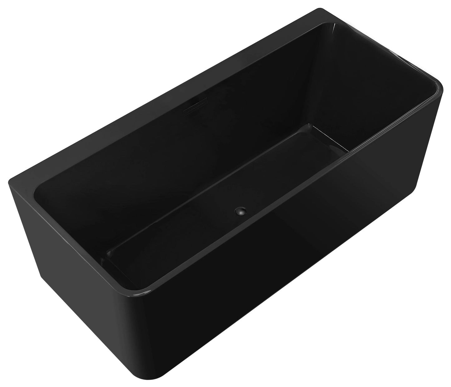 FC-351B Back-To-Wall Bathtub 1700 × 800 × 600 mm - front