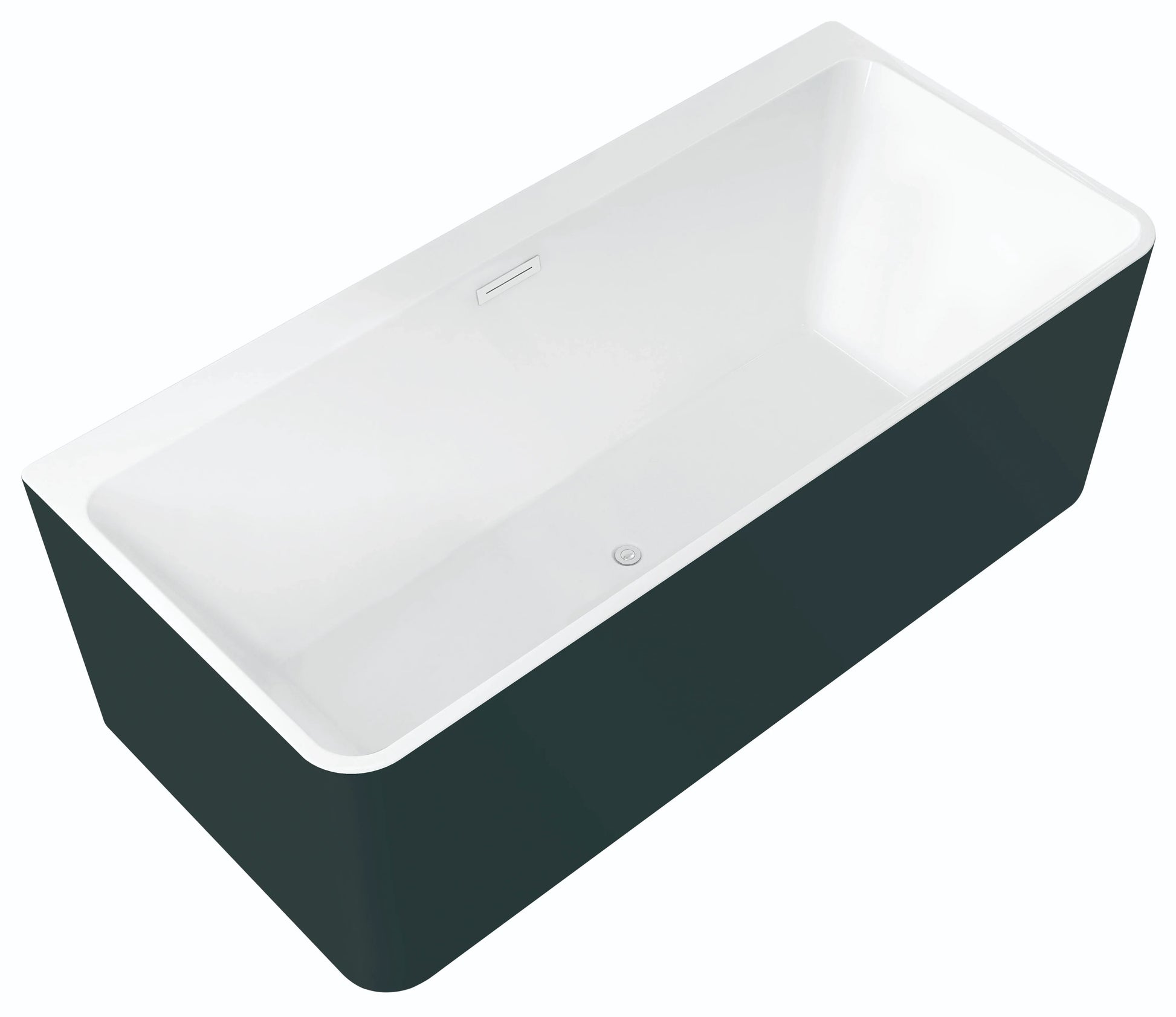 FC-351C Back-To-Wall Bathtub 1700 × 800 × 600 mm - front