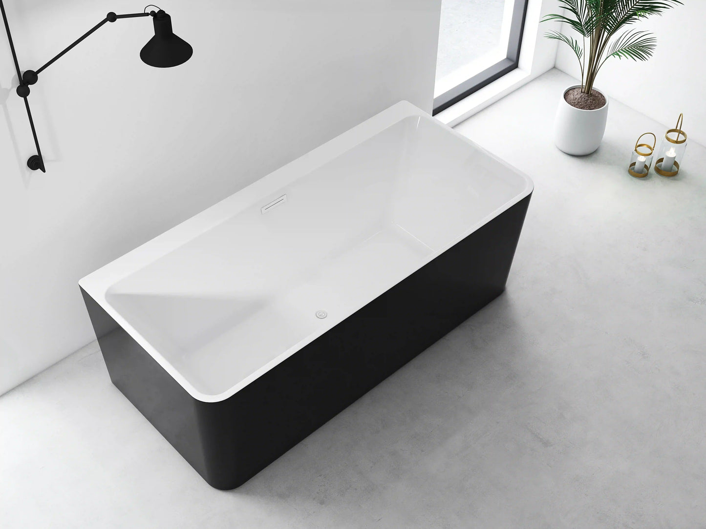 FC-351C Back-To-Wall Bathtub 1700 × 800 × 600 mm - lifestyle