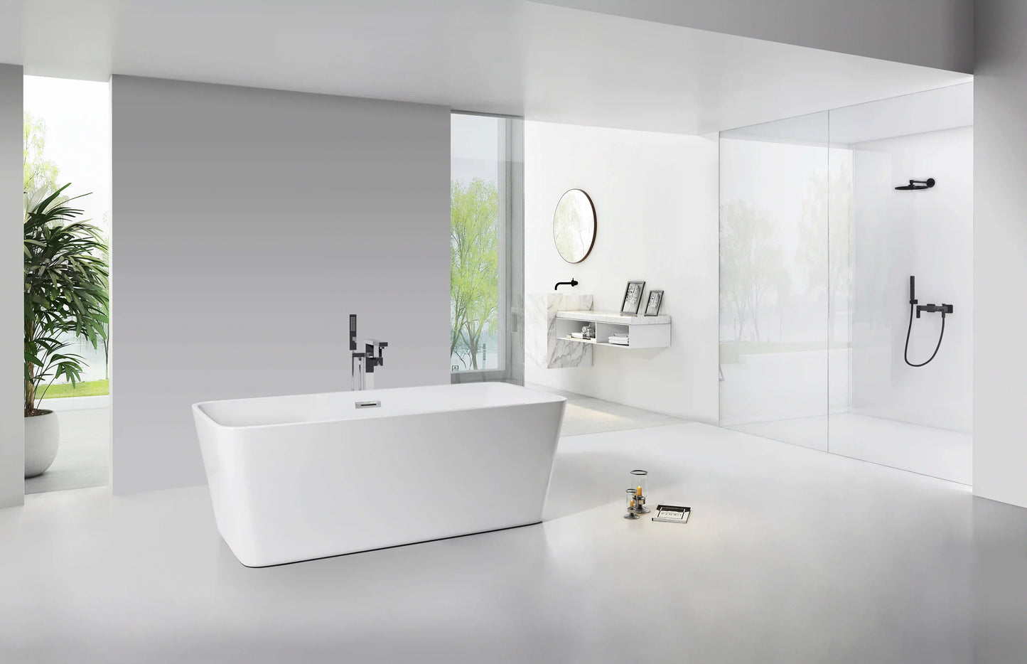 FC-354 Freestanding Bathtub 1700 × 800 × 600 mm - lifestyle