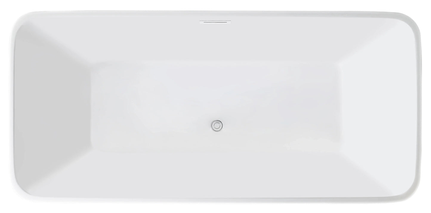FC-354 Freestanding Bathtub 1700 × 800 × 600 mm - top