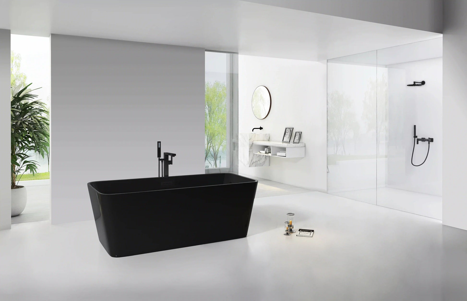 FC-354B Freestanding Bathtub 1700 × 800 × 600 mm - lifestyle
