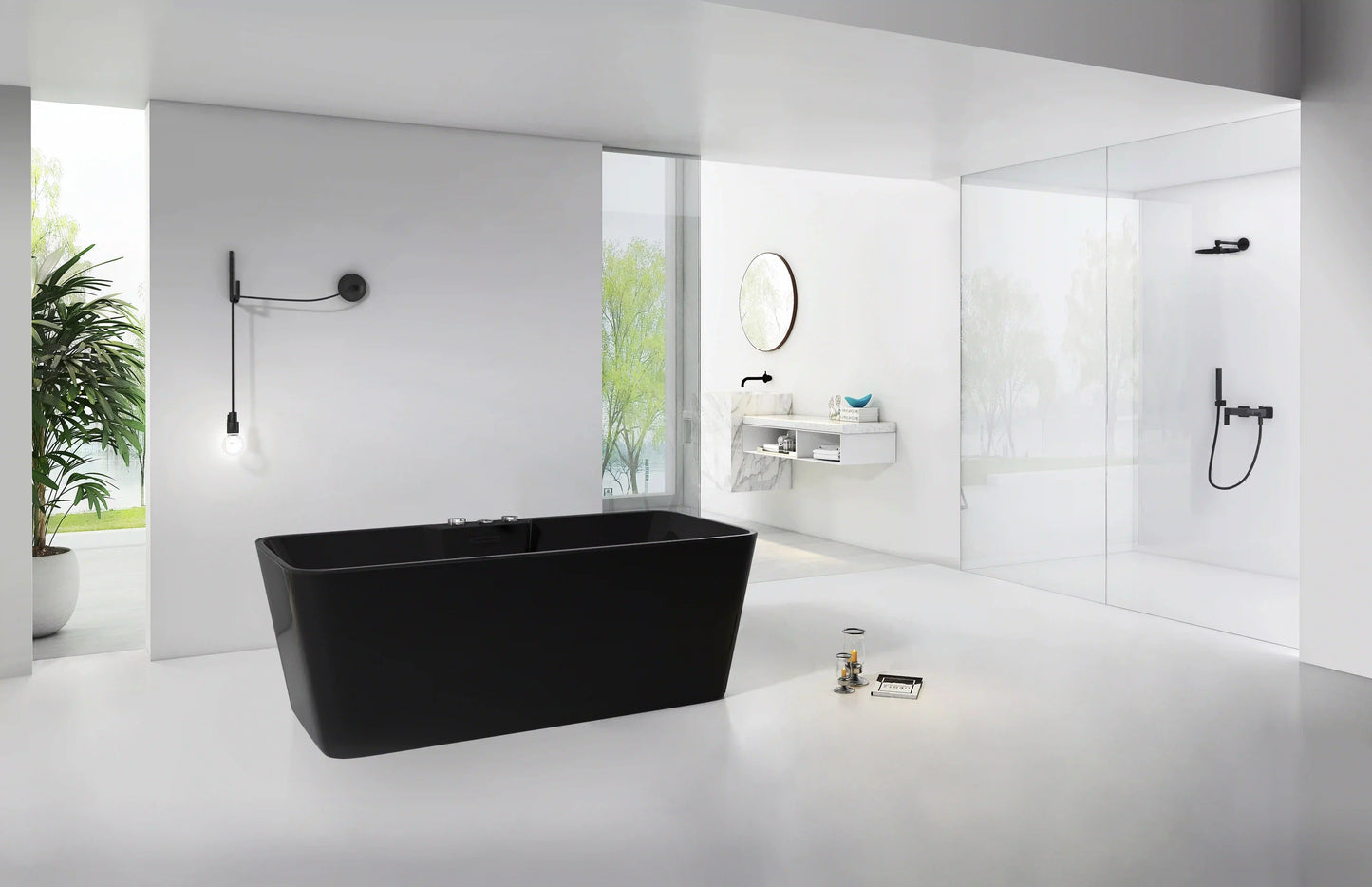 FC-354B Freestanding Bathtub 1700 × 800 × 600 mm - lifestyle