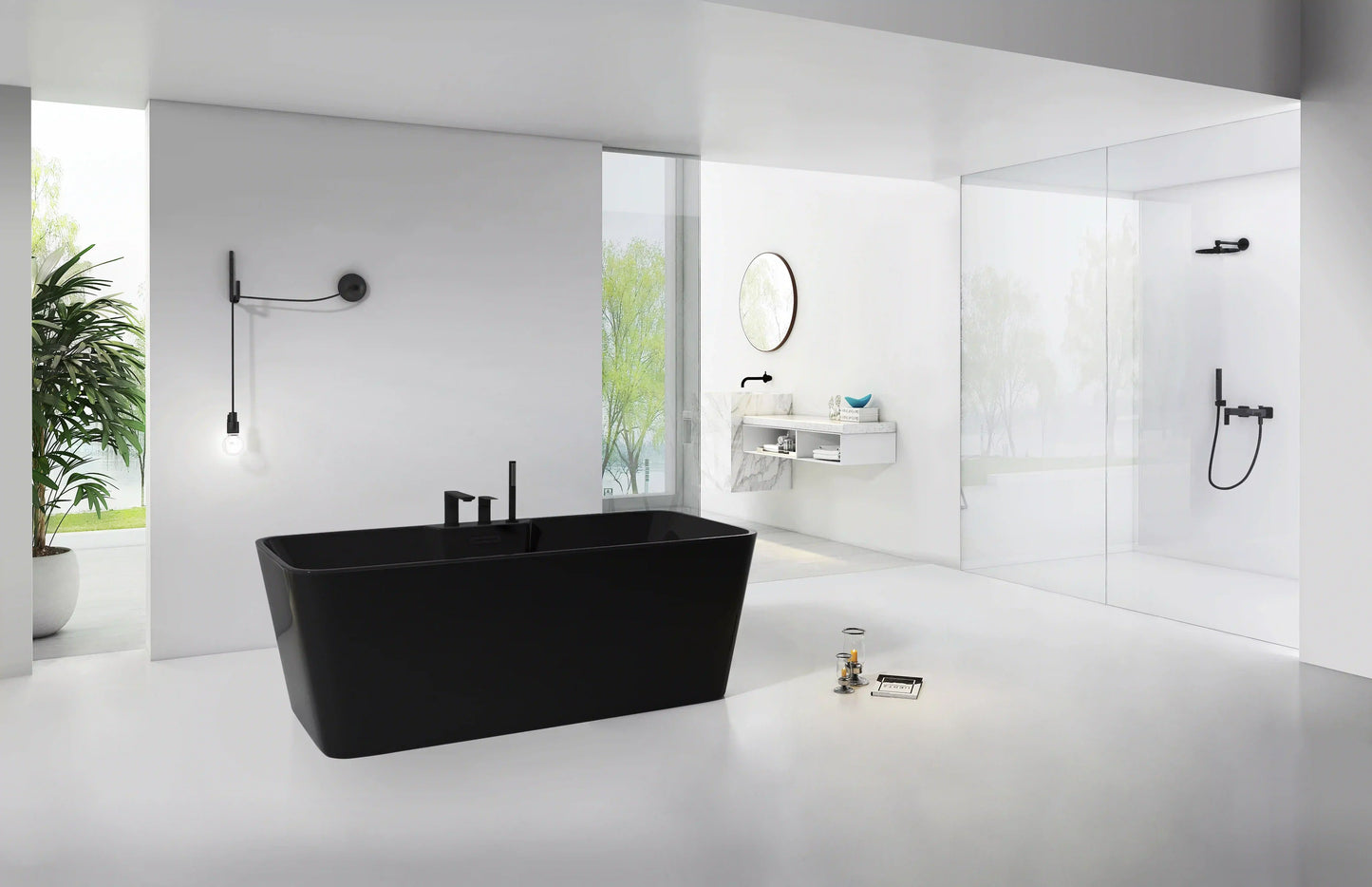 FC-354B Freestanding Bathtub 1700 × 800 × 600 mm - lifestyle
