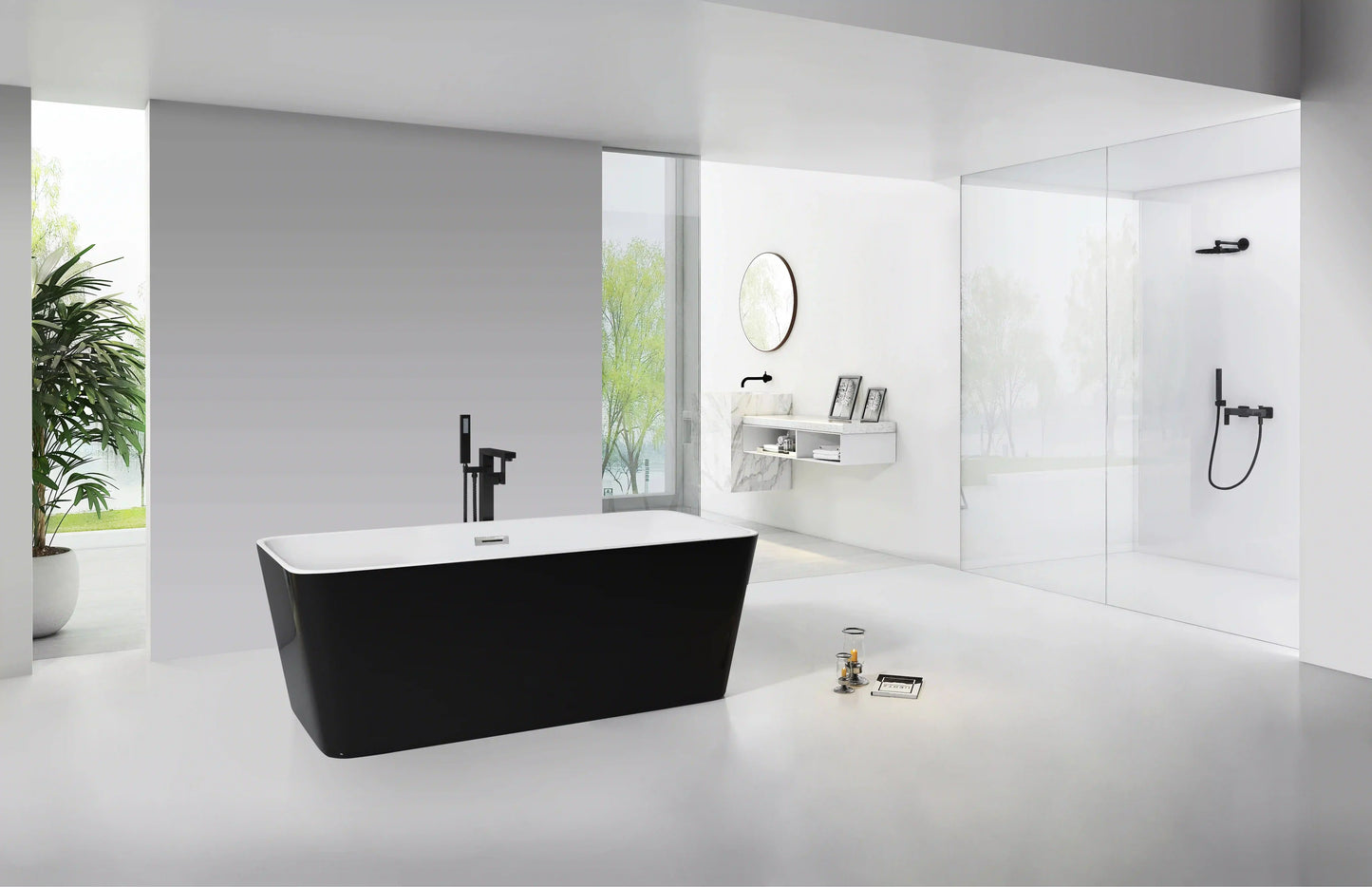 FC-354C Freestanding Bathtub 1700 × 800 × 600 mm - lifestyle