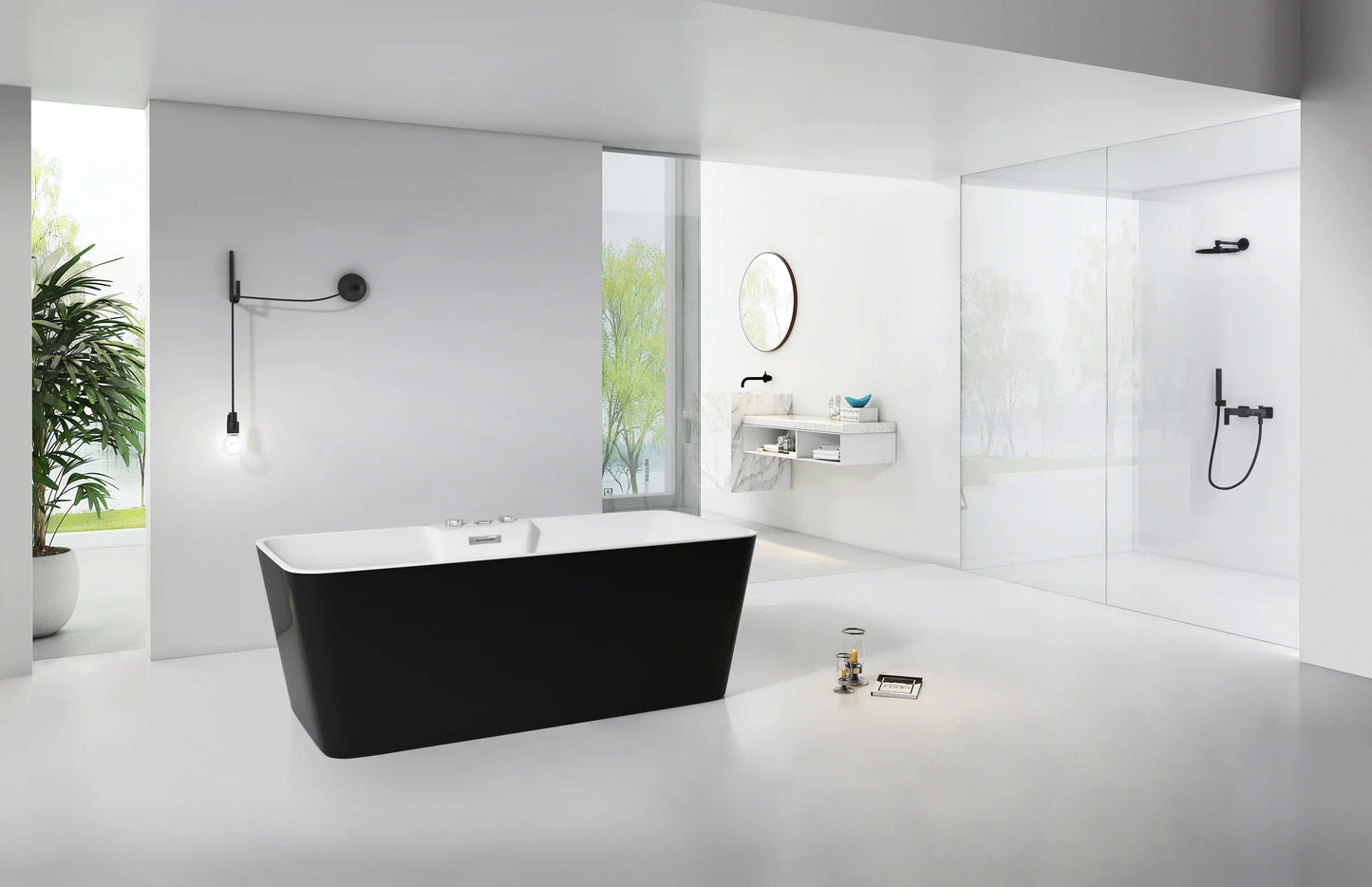 FC-354C Freestanding Bathtub 1700 × 800 × 600 mm - lifestyle