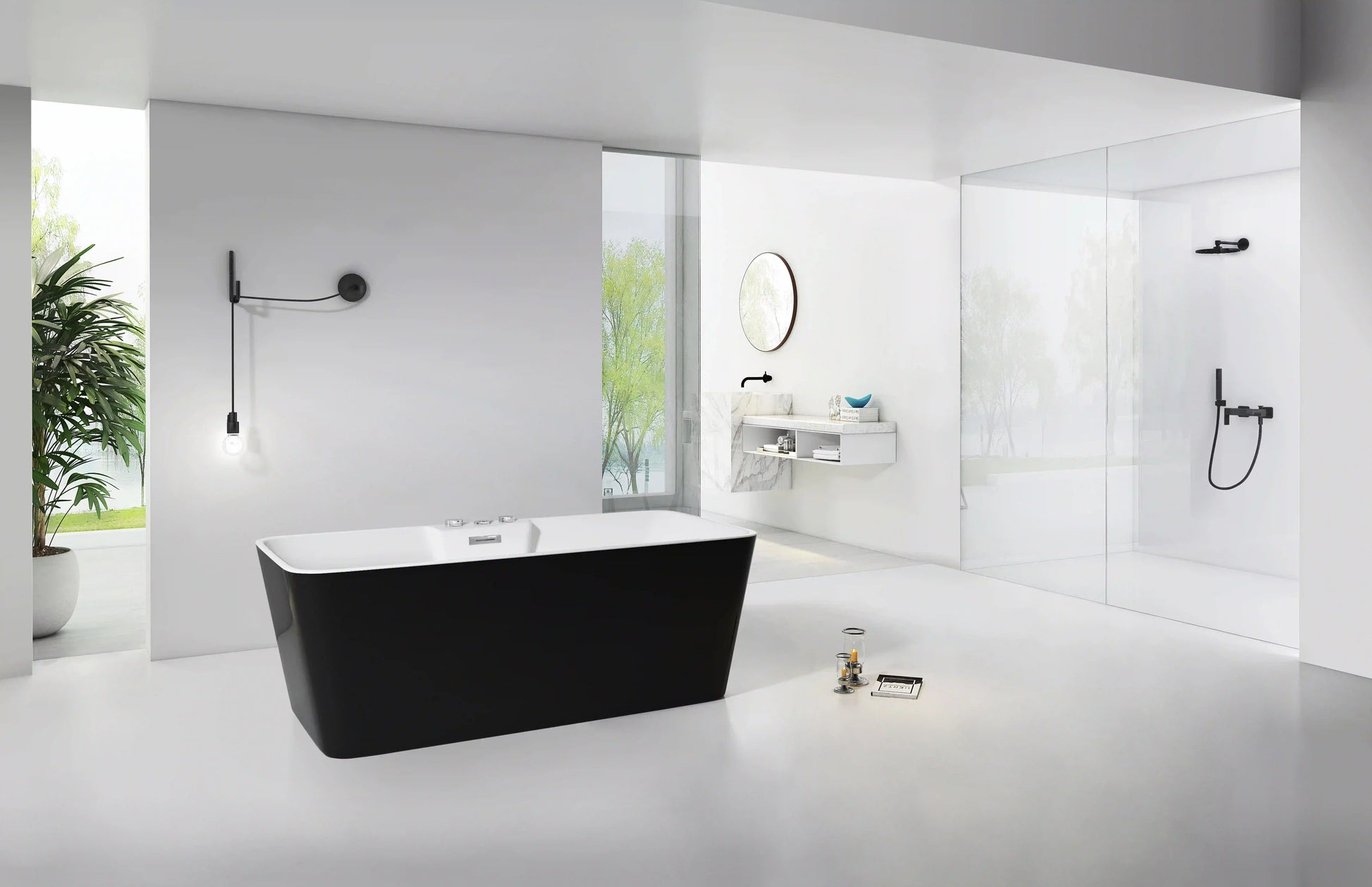 FC-354C Freestanding Bathtub 1700 × 800 × 600 mm - lifestyle