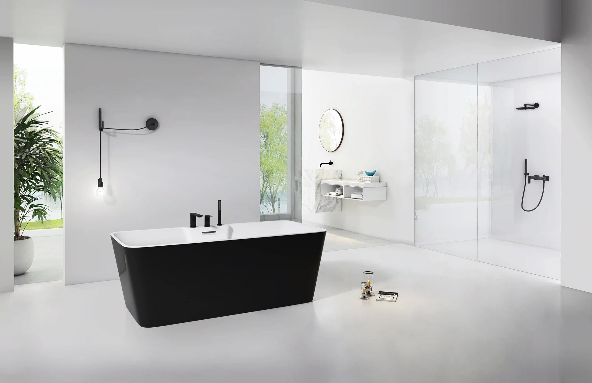 FC-354C Freestanding Bathtub 1700 × 800 × 600 mm - lifestyle