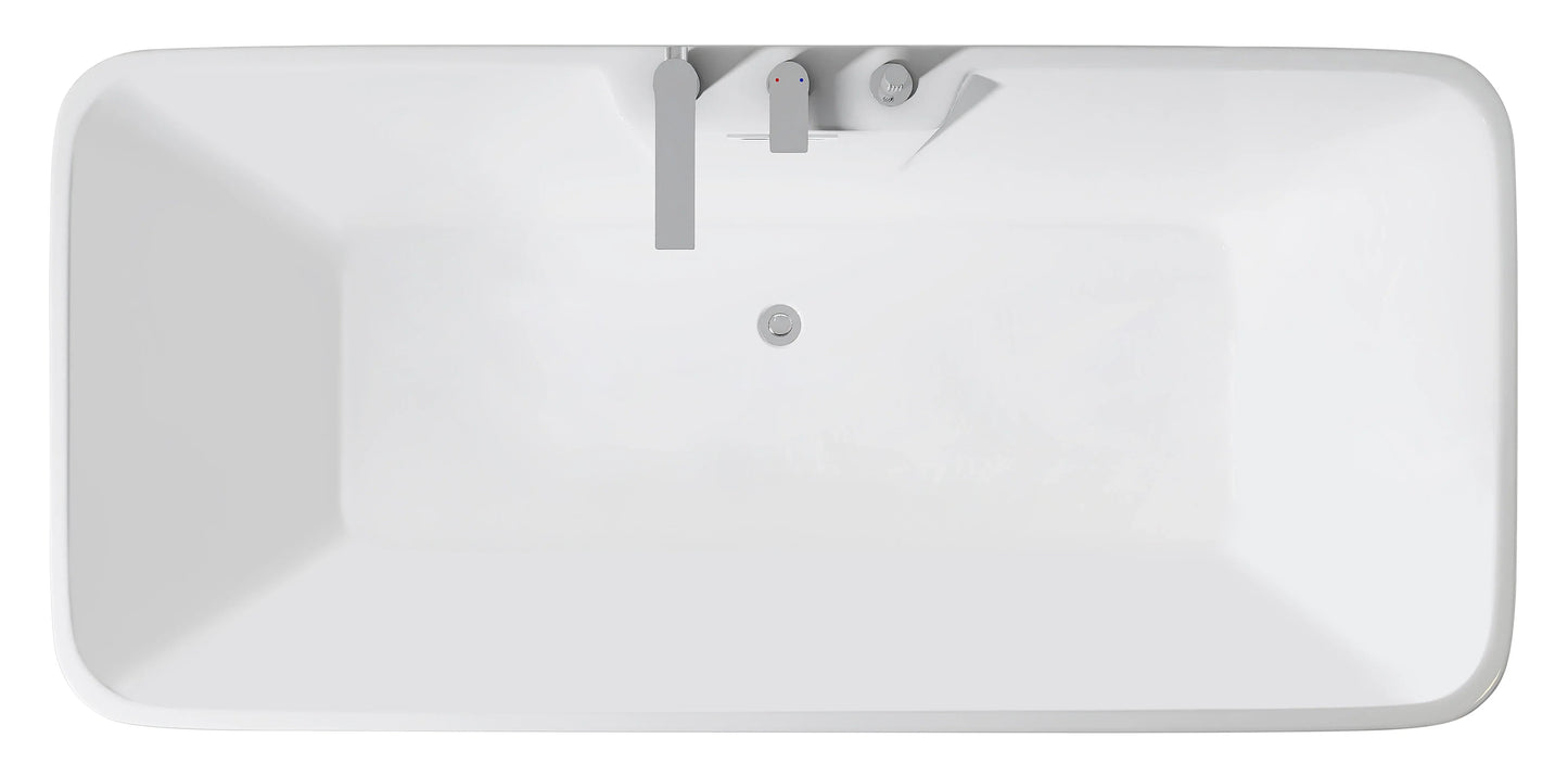 FC-354 Freestanding Bathtub 1700 × 800 × 600 mm - top
