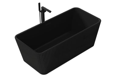 FC-354-BLACK Freestanding Bathtub 1700 × 800 × 600 mm - front