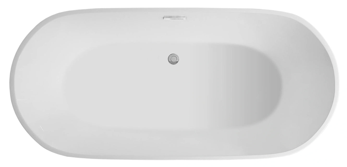 FC-355 Freestanding Bathtub 1700 × 800 × 600 mm - top