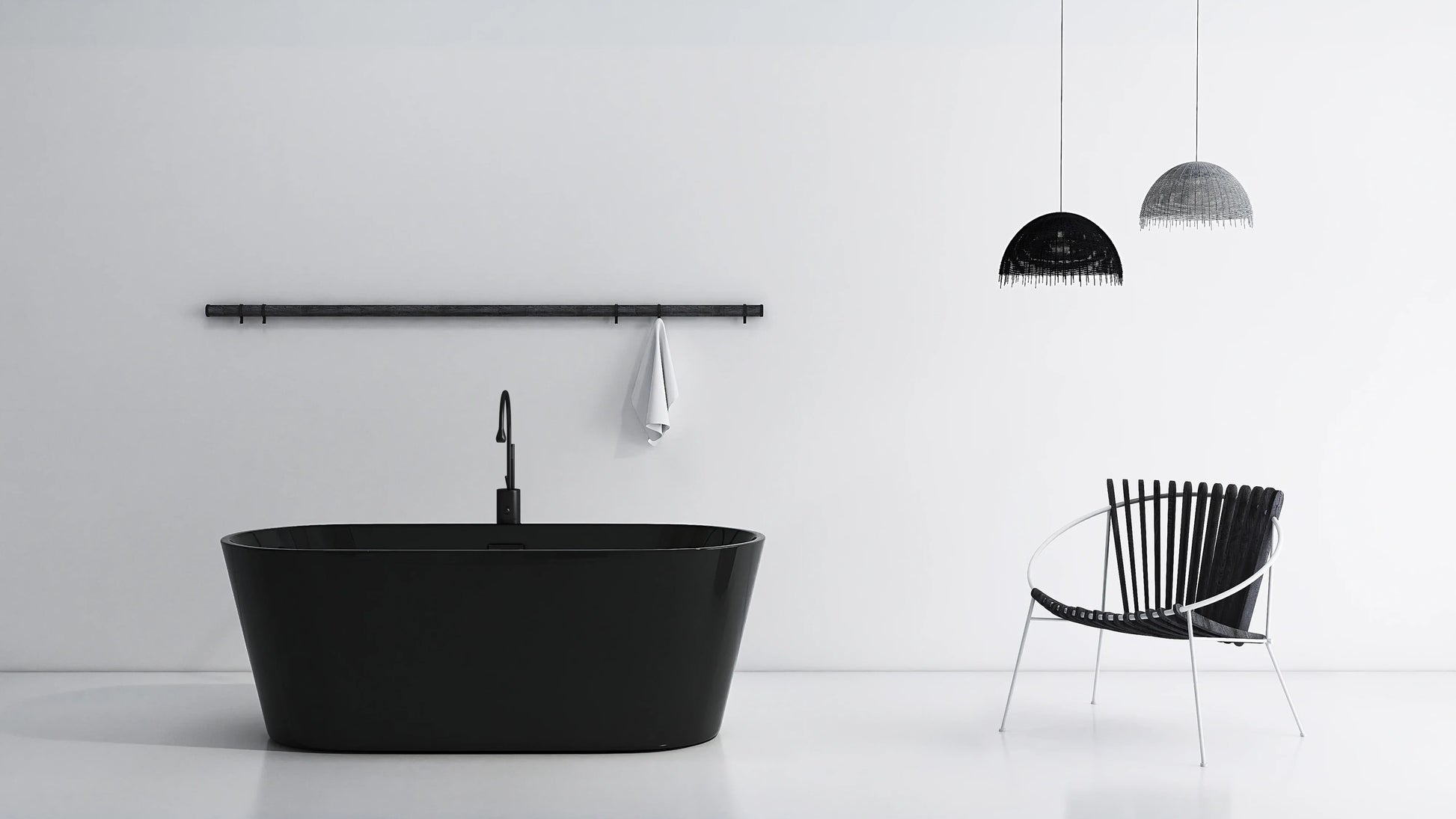 FC-355B-17 Freestanding Bathtub 1700 × 800 × 600 mm - lifestyle