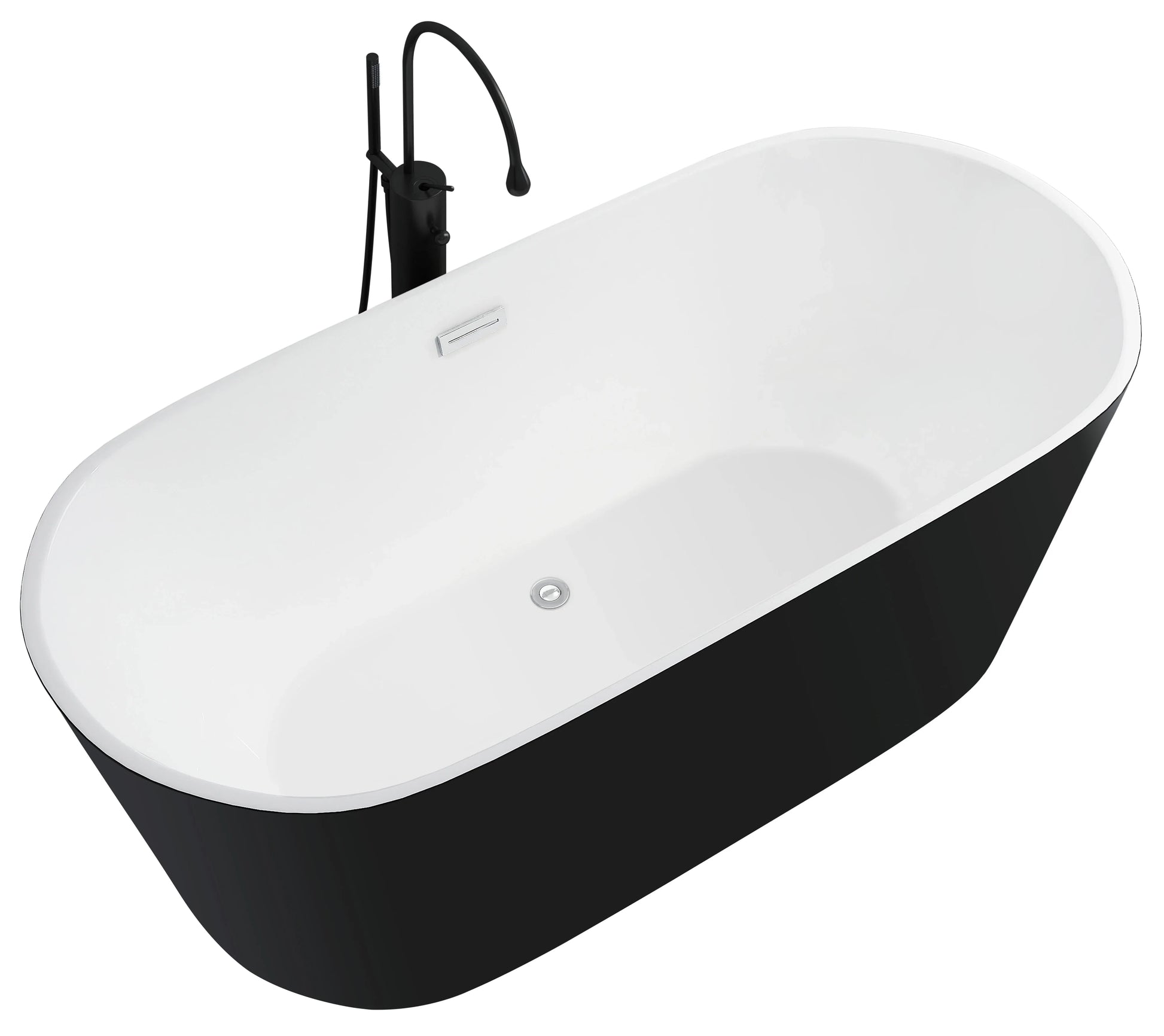 FC-355C Freestanding Bathtub 1700 × 800 × 600 mm - front