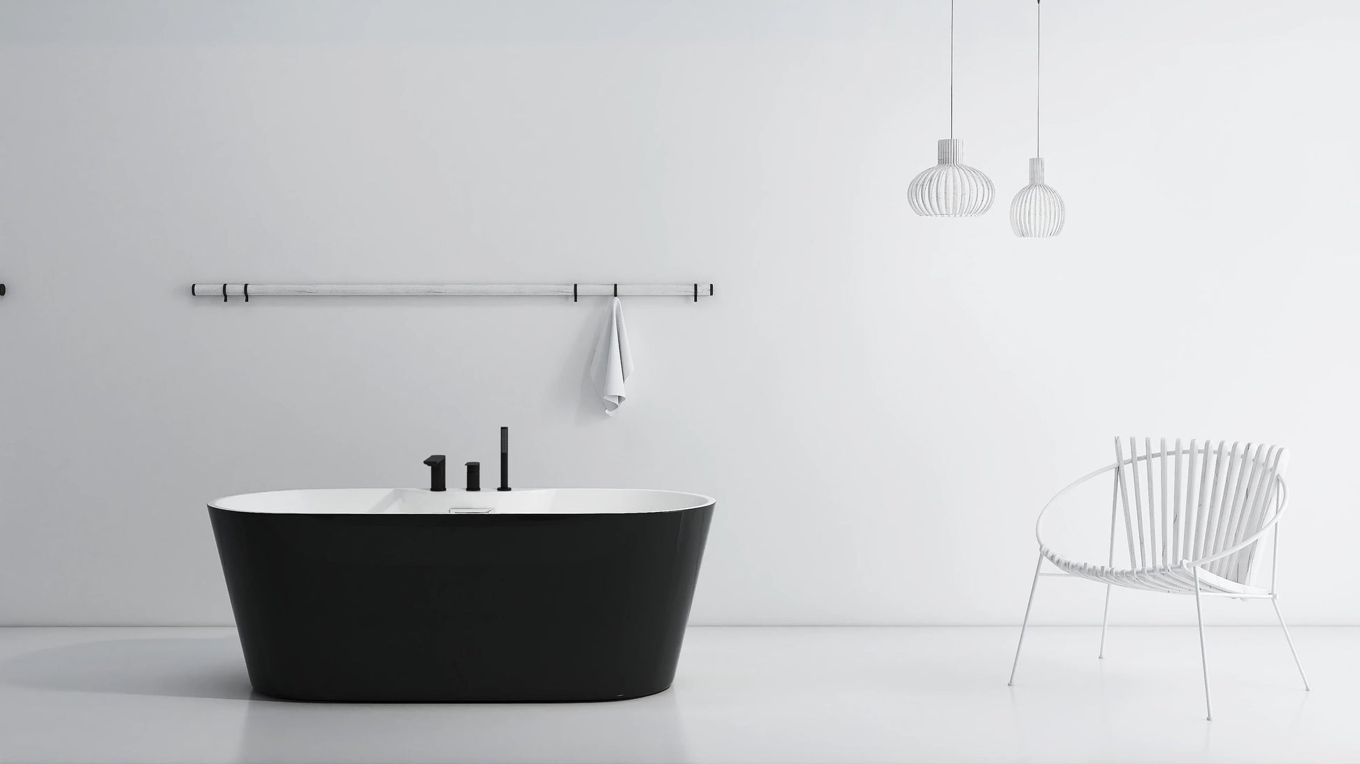 FC-355C Freestanding Bathtub 1700 × 800 × 600 mm - lifestyle