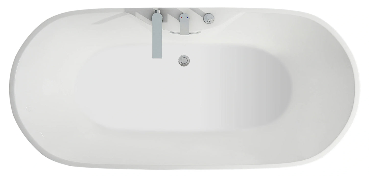 FC-355 Freestanding Bathtub 1700 × 800 × 600 mm - top