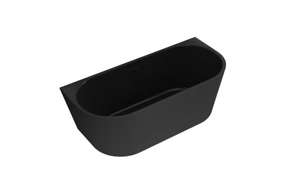 FC-356-Black Freestanding Bathtub 1700 × 800 × 600 mm - front