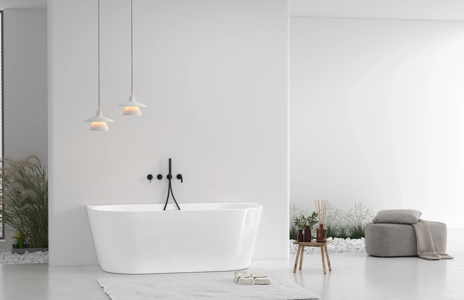 FC-356 Freestanding Bathtub 1700 × 800 × 600 mm - lifestyle