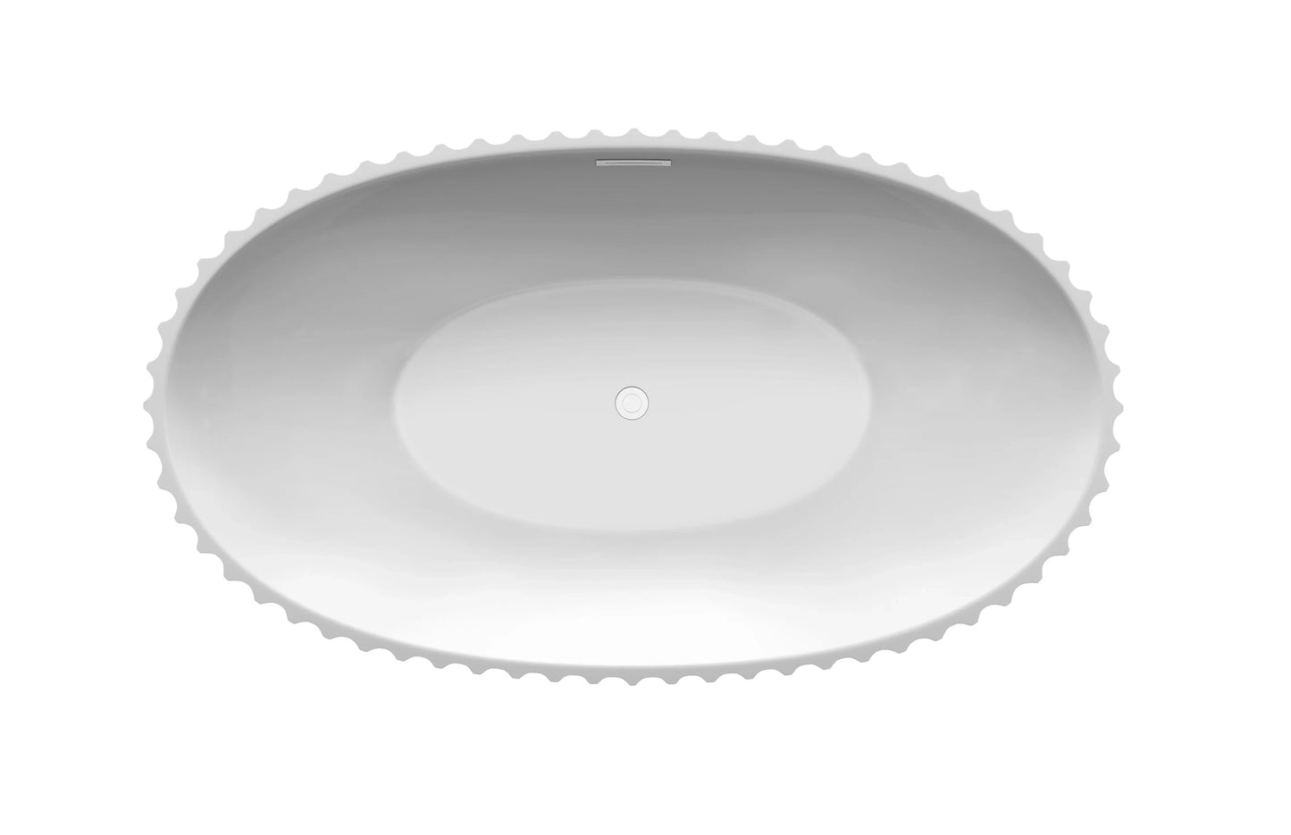 FC-360 Freestanding Bathtub 1800 × 1000 × 600 mm - top