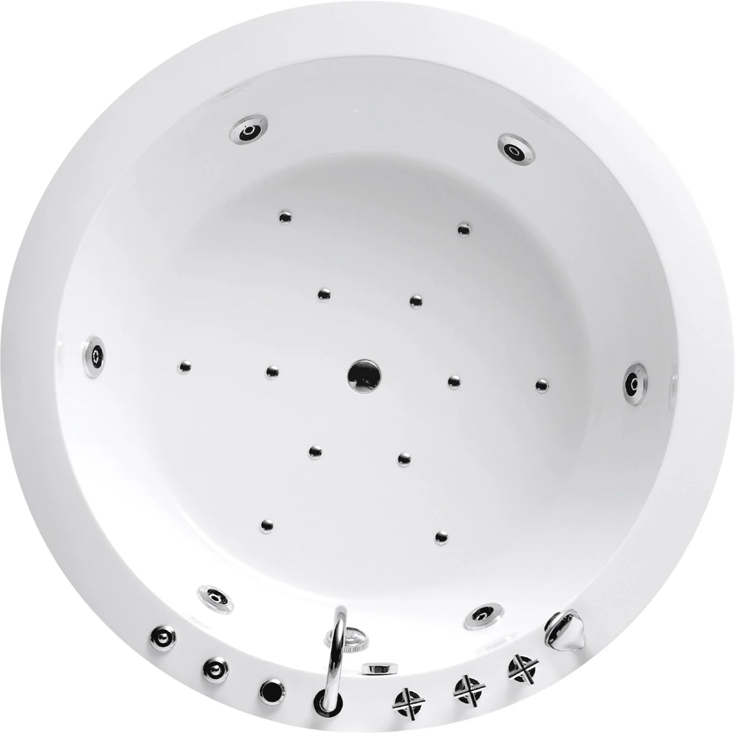 FC-WD02 Massage Bathtub 1600 × 1600 × 650 mm - top