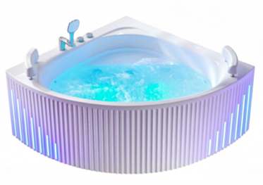 FC-226-LED Corner Massage Bathtub 1380 × 1380 × 600 mm - hero