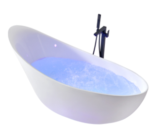 FC-2300BB Freestanding Massage Bathtub 1900 × 850 × 830 mm - hero